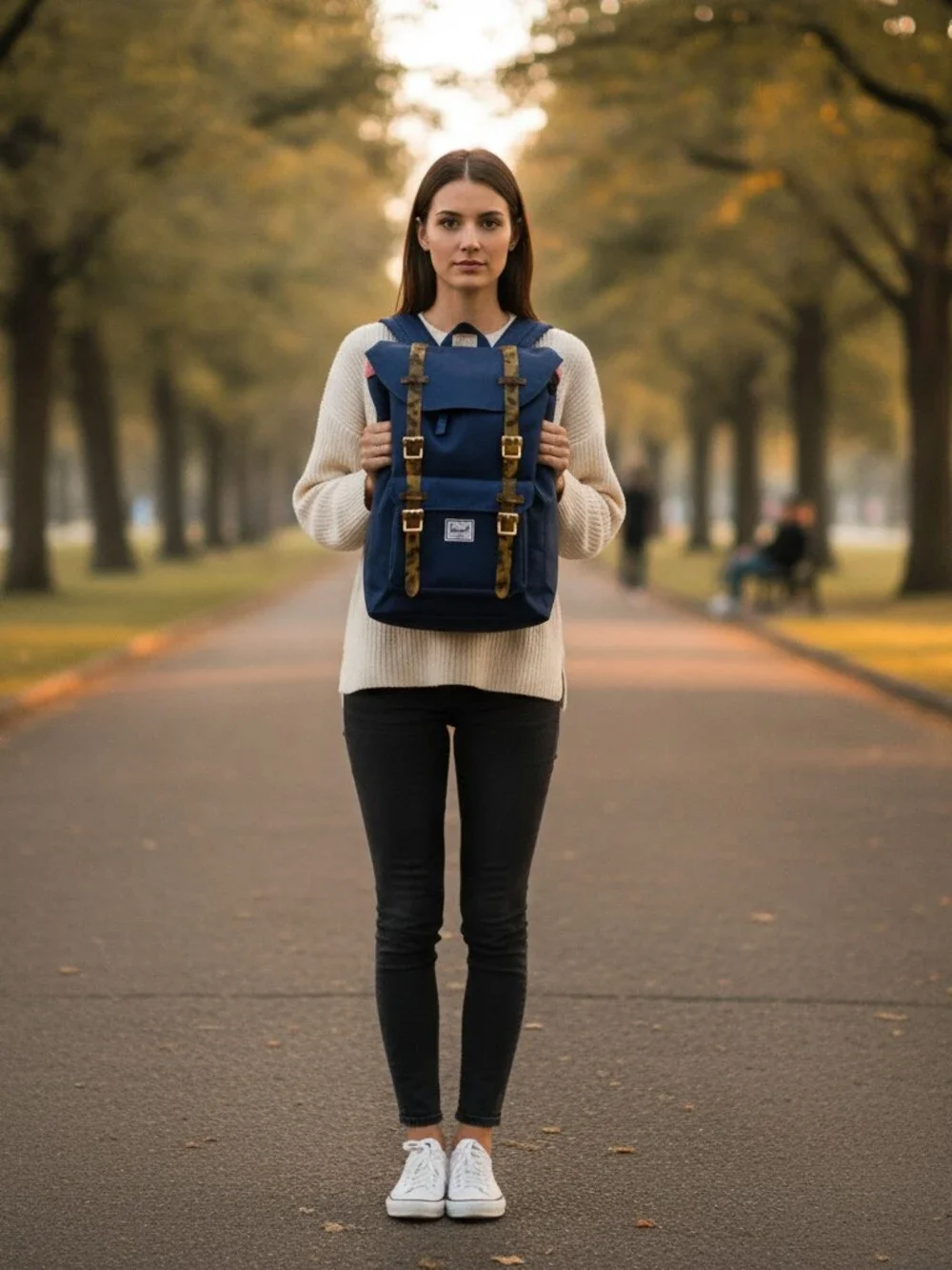 Herschel Little America Blue Backpack | OS Regular Synthetic Polyester